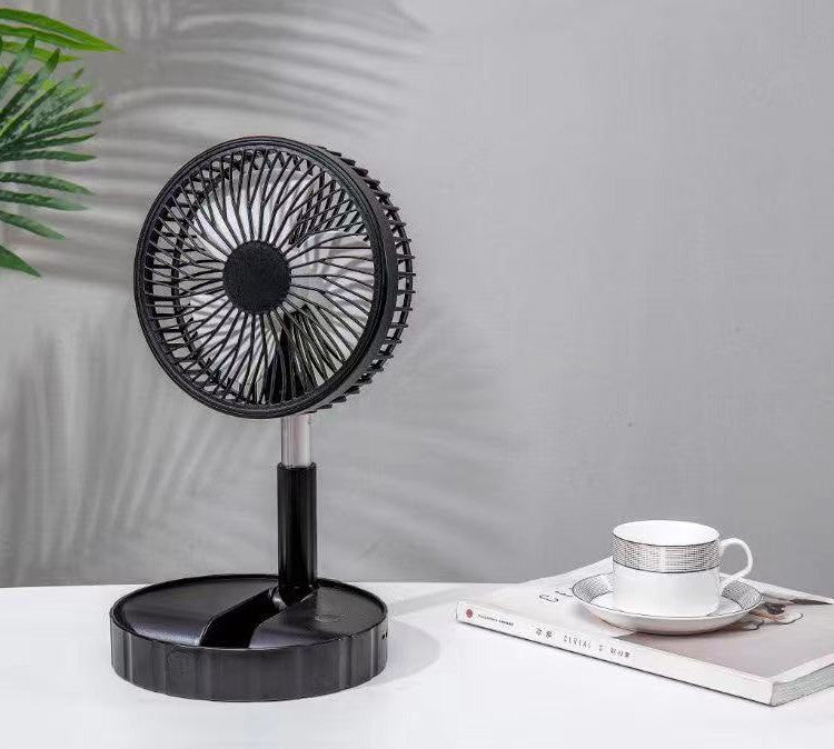 Strong Wind And Quiet Portable Telescopic Folding Fan