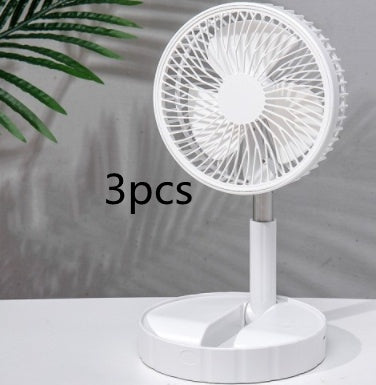 Strong Wind And Quiet Portable Telescopic Folding Fan